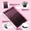 280Pcs Wispy Individual Lashes DIY Eyelash Extensions 8-16MM D-Curly Lash