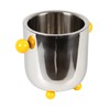 Creative Co-Op, Silver Stainless Steel Ice Bucket with Ball Handles