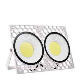 Viugreum 100W LED Flood Lights, IP65 Waterproof Outdoor Super Bright Security Floodlights, 9000 Lumen, 500W Halogen Bulb Equivalent, 6500K Daylight White Wall Lights for Garage, Garden, Lawn, Yard
