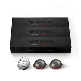 Nespresso Vertuo Fortado Decaffeinato, Gran Lungo, Unflavored, 30 Count