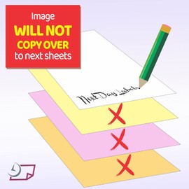 "Plain" Collated Color Paper (Not Carbonless) for Laser and Ink Jet Printers (4 Part, Pack)