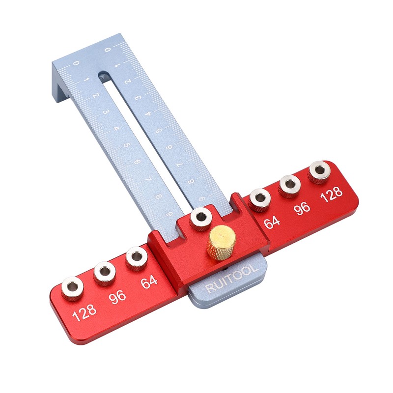 Cabinet Hardware Jig Accurate Fast Small Woodworking Drilling Guide Tool