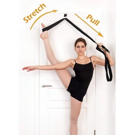 black TAO Leg Pulley Leg Stretcher Doorway Mounted Kickboxing Martial Arts Ballet Dance Gymnastics, stunt training Home use Shihan Power-Sports For the Ultimate Stretch
