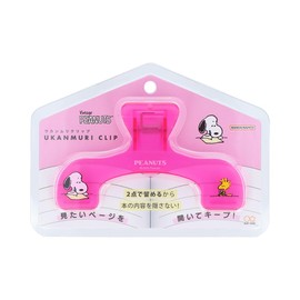 Sunstar Stationery Snoopy Clip Book Clip Peanuts American Taste Pink S3625729