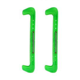 Top Notch Hard Skate Guards, Colorful Scented Designs Supergard Ice Skating Deluxe Figure Blade Covers Equipment with Adjustable Buckle Can Be Trimmed to Fit Versatile Protectors(Green)