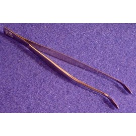 Showgard 907 Stamp Tongs, 6" Angle Tip