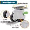 TESUMI Heavy Duty Leveling Casters Set of 4, 2200LBS Load