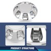 PIT66 Wheel Center Cap Chrome Compatible with GMC Sierra 2500HD