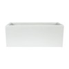 Brisbane Rectangle Fiberglass Planter Box (L:24" x W:8" x H:8",