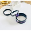 His Hers Wedding Ring Sets Couples Matching Rings Women's 18k