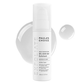 Paula's Choice SKIN PERFECTING 8% AHA Exfoliant, Gel Exfoliant with Glycolic Acid Chamomile & Green Tea, Leave On Gentle Face Exfoliator for All Skin Types, Fragrance- Free, 3.3oz