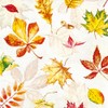 20 Small Cocktail Napkins Scattered Autumn Leaves Leaves Autumn Table