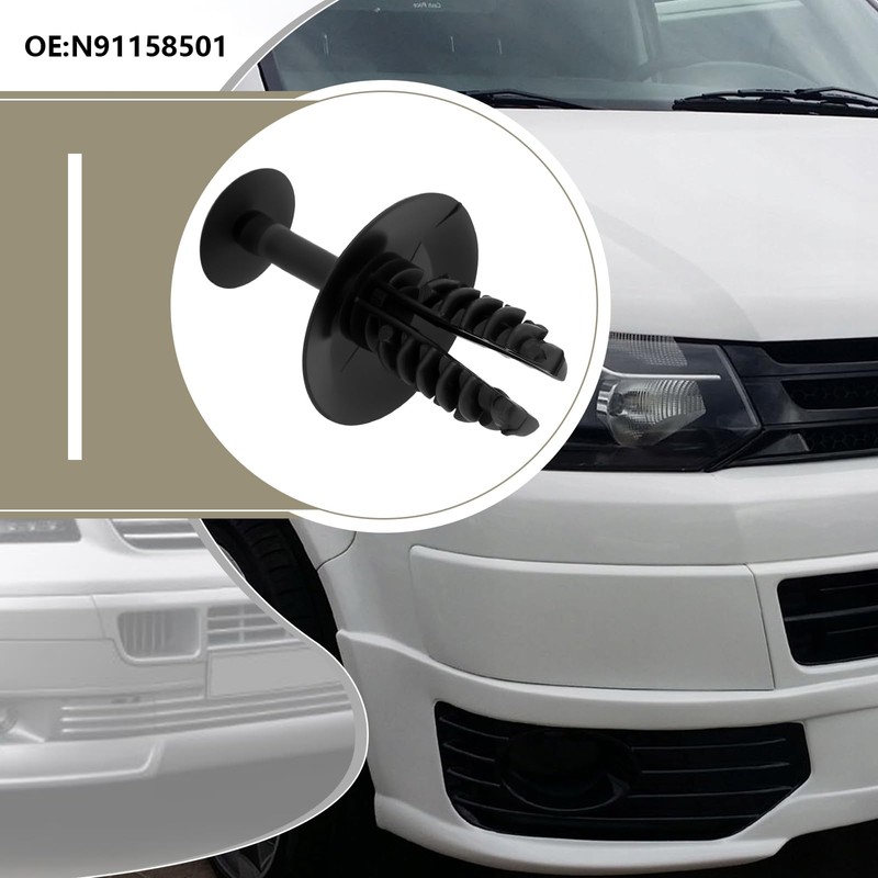 ECSiNG 20pcs Car Slam Panel Clips Front Grille Clips Replacement