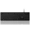 MIKUSO Arabic English Keyboard,Wired Keyboard Not Fading Bilingual Letters