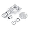 Waste Floor, 11 x 11 x 6 Thickened Stainless Steel