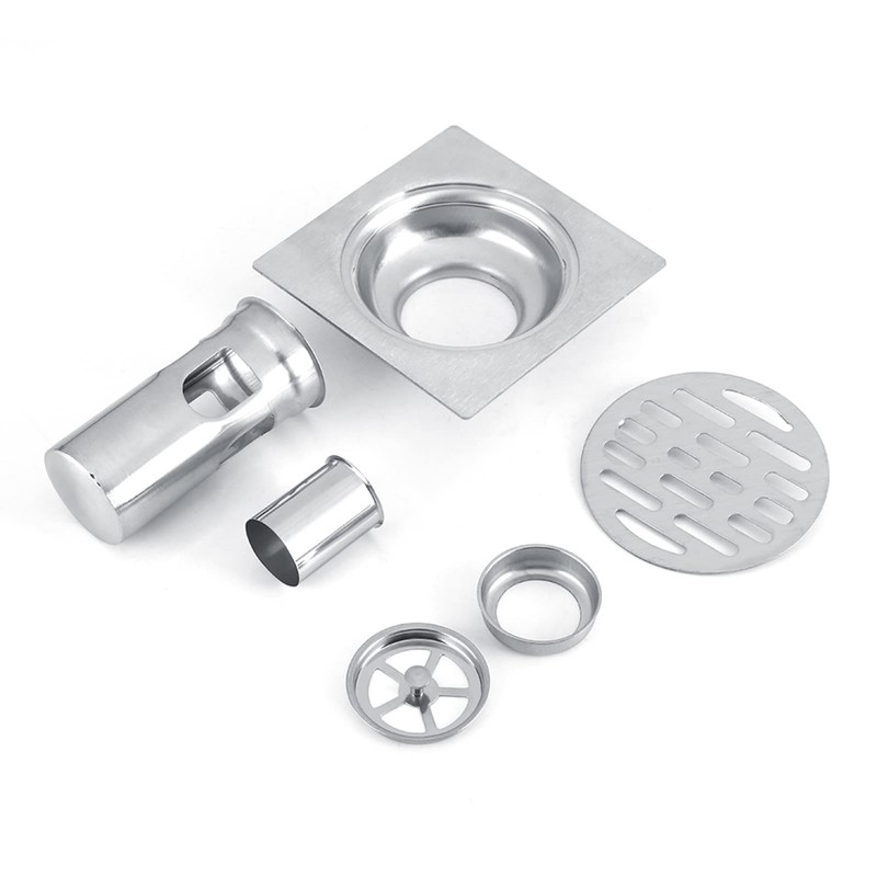 Waste Floor, 11 x 11 x 6 Thickened Stainless Steel