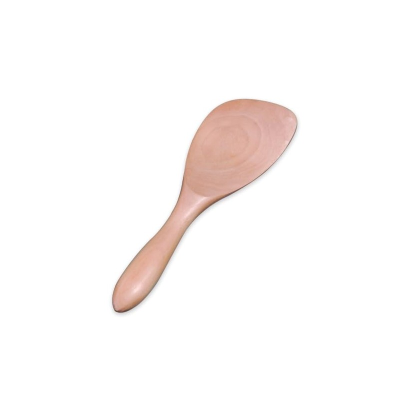 J-kitchens Wooden Rice Spoon, Natural, 8.1 x 2.4 inches (20.5