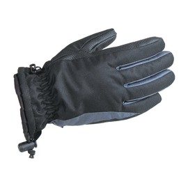 おたふく手袋 冬用防寒手袋 ホットエースプロライト [防水 フリースインナー ワンタッチしぼり機能] HA-325 ブラック LL