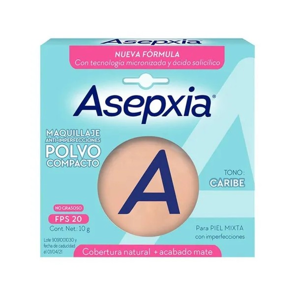 Asepxia Maq Pvo Comp Caribe 10g