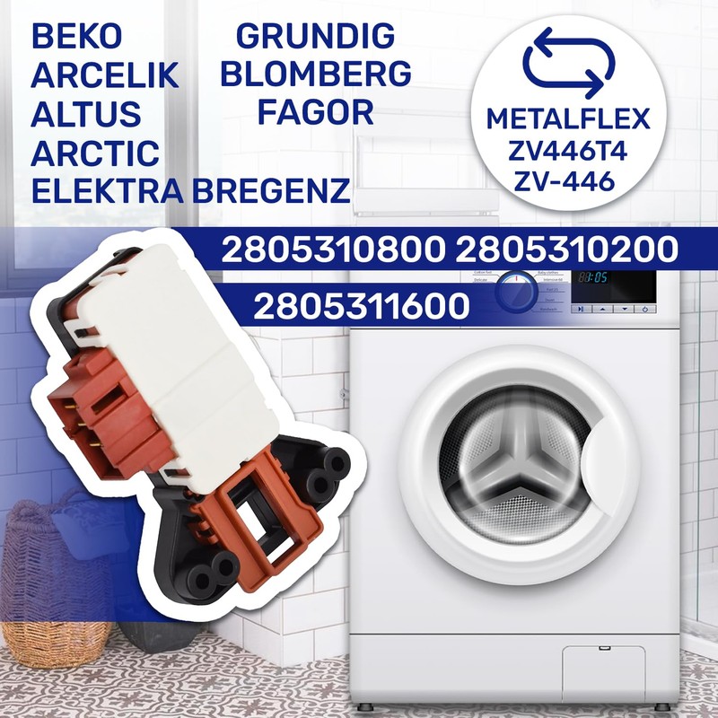Washing Machine Door Lock with Original Code 2805310800 2805310200 2805311600