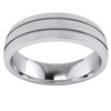 Heavy Solid Sterling Silver 6mm Unisex Wedding Band Comfort Fit