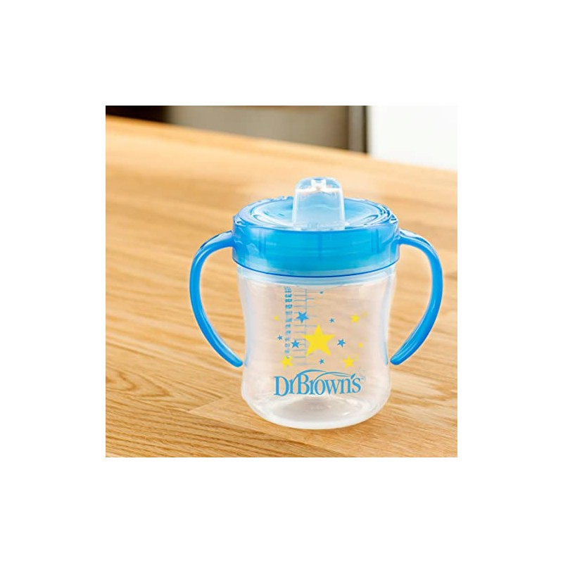 Dr. Brown's Transition - Taza para sorber con boquilla suave,