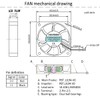 Anvision YDM4010B24 24V 40mm Dual Bearing Cooling Fan