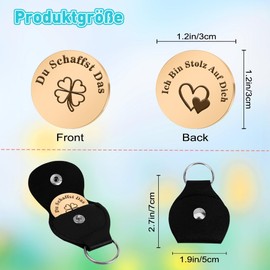 Bluckincle Good Luck Charm, Good Luck Charm Exam, Encouragement Gifts, Get Well Soon, A Small Hug, Du Schaffst das 2