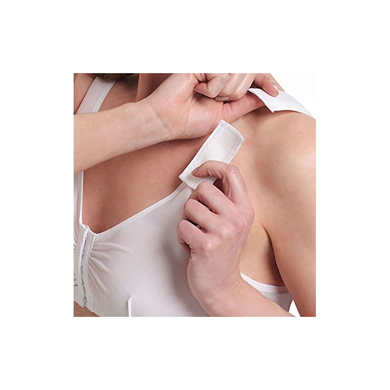 MediChoice Wireless Surgical Bra, Adjustable Strap Front Closure Post Surgery