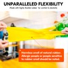 Vgo... 3Pairs Reusable Household Gloves,Rubber Dishwashing Gloves,Extra Thickness,Long Sleeves,Kitchen Cleaning/Working/Gardening(Size