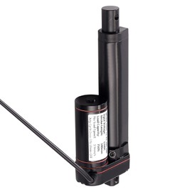 Justech 100mm 4-inch Linear Actuator Motor Heavy Duty 750N DC 12V for Auto Car RV Electric Door Opener Industrial Agricultural Machinery Clean Sweeping Vehicles Vessels Cargo Medical Window-Black