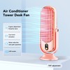 Table Tower Fan Portable USB Plug In 5 Gears Quiet