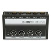 MH400 Ultra Low-Noise 4-Channel Line Mixer Mini Audio Mixer with
