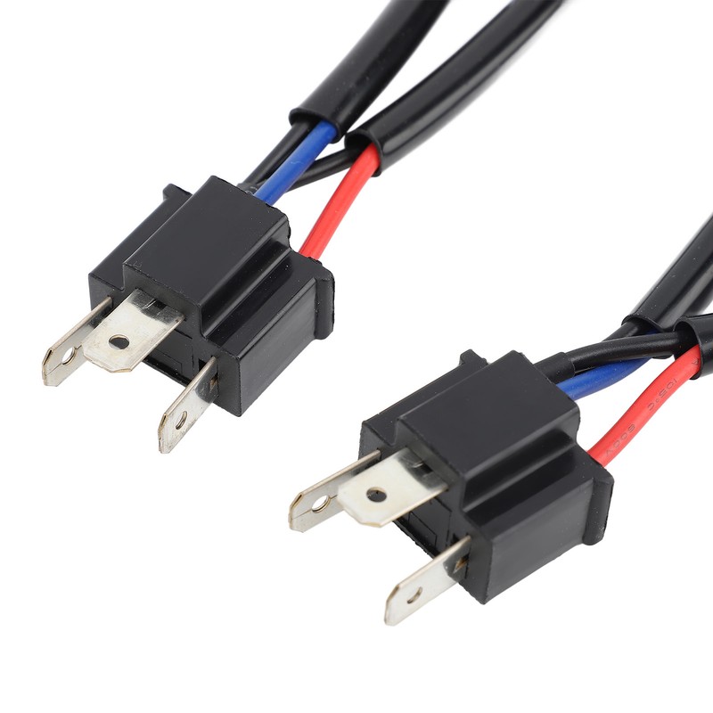 2pcs Headlight Bulb Conversion Wire 9003 H4 TO 9005 9006