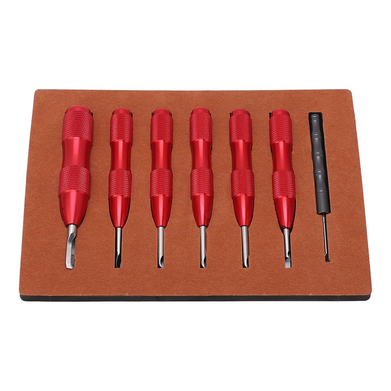 7 Pcs Watch Back Cover Opener Tool Multi Specification Aluminum
