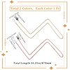 GORGECRAFT 2Pcs Zipper Helper Metal Rose Gold Iron Dress Long