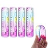 4 PCS 6 Inch Flexible Ruler, Bendable Plastic Ruler, Soft