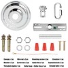 MAYOMAJO 6 Inch Light Canopy Kit with Heavy Duty, Replacement