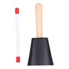 Wooden Handle Steel Cowbell Noise Maker Early Education Percussion Musical