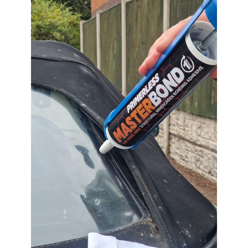 WAYSIDE Masterbond Primerless Cabriolet-Convertible bond repair. No Primer needed. Rear