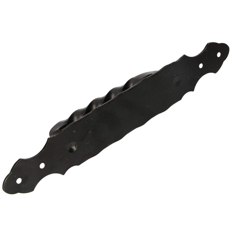 KOTARBAU® Door Handle 290 mm Copper Black Wrought Iron Door