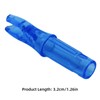 100pcs Archery Arrow Nock Durable Plastic Insert Arrow Nocks Light