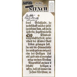 Stampers Anonymous - Stampers Anon Stencil, Script -Layered