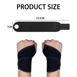 AYNKH 2 Stück Handgelenk Bandagen, Verstellbare Handgelenkstütze Bandage Handgelenk Handgelenkbandage Handbandage Gym Wrist Wraps Rechts und Links Hand für Sehnenscheidenentzündung, Fitness, Sport