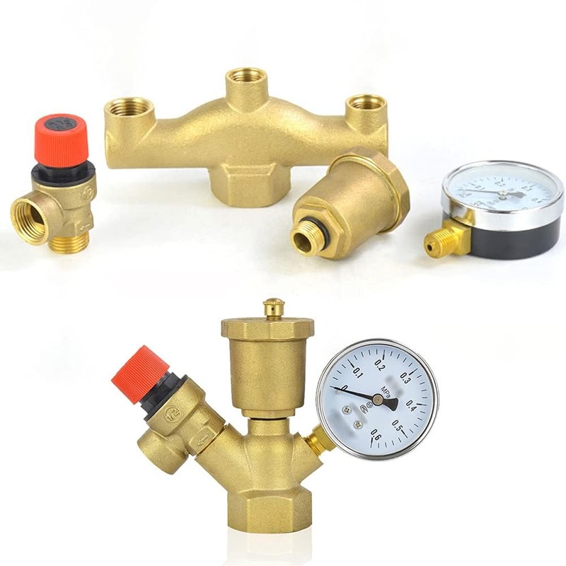 Joywayus Brass Automatic Float Valve Kit 3/4"NPT Air Bleeder Release