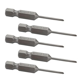 Auniwaig 10pcs Phillips Screwdriver Drill Bit Set, 1.6mm PH00 Phillips Cross, 1/4 Inch Hex Shank, 50mm/2 Inch Length S2 Steel with Magnetic for Power Screwdriver Drill Impact Driver