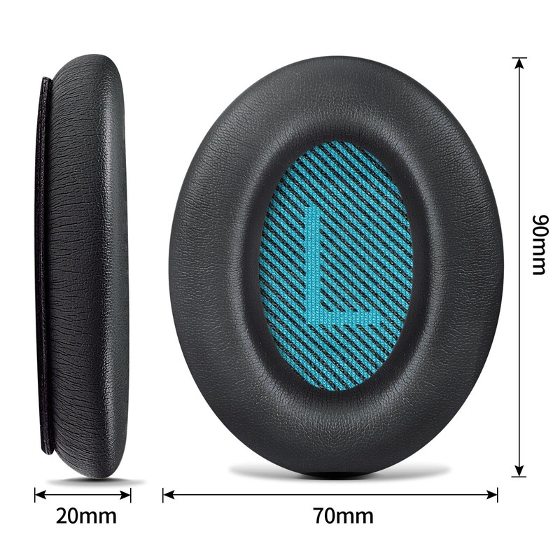 Joghaw Headphones Replacement Ear Pads, Soft Protein Leather earpad Cushions