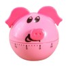 Gentle Meow 60 Minute Cartoon Pink Pig Shaped Kitchen Work