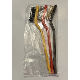 1 Small Wire Brush Cleaning Copper Steel Nylon Mechanics Set Scrubbing Trade Stove