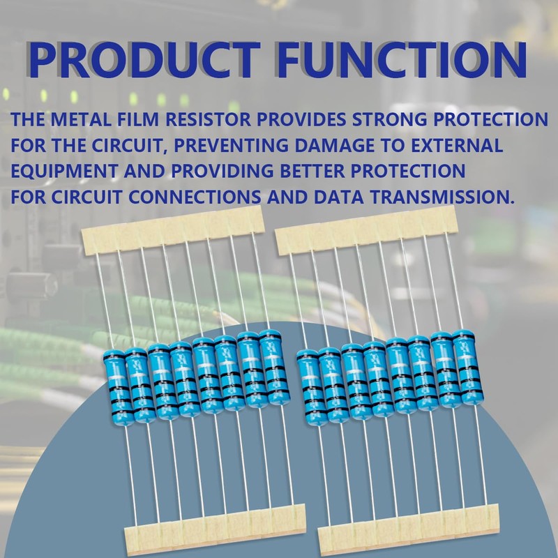 Innfeeltech 2 W 1% Tolerance 1 Ohm Metal Film Resistor